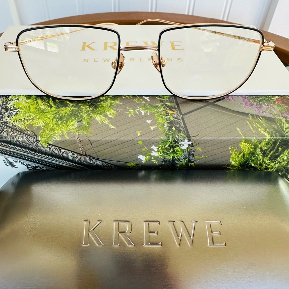 KREWE Gold Eyeglasses